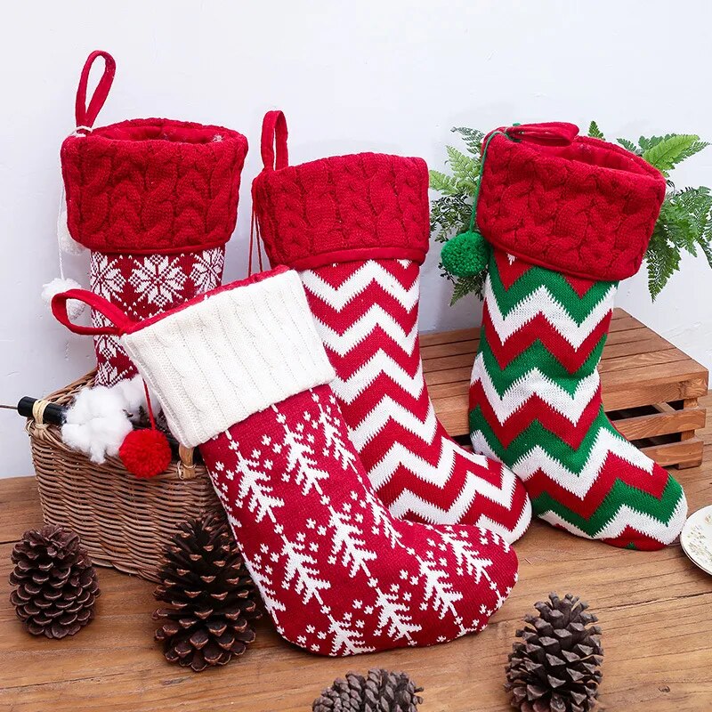 Chaussette De Noël Cheminée