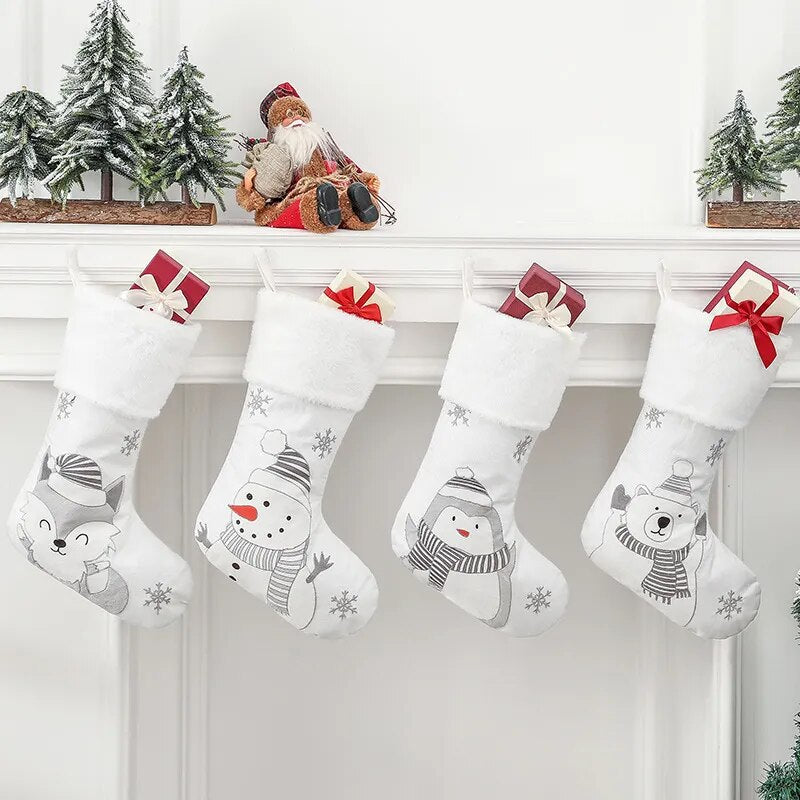 Chaussette De Noël Pendentif Pour Sapin