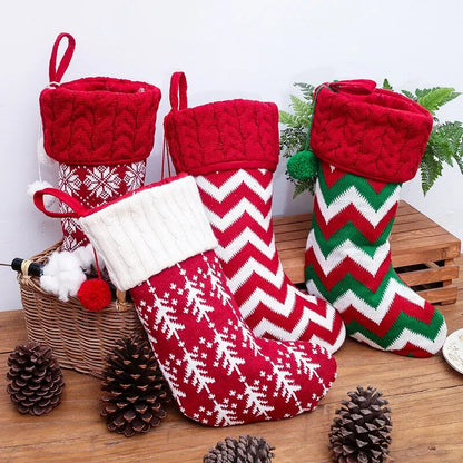 Chaussette De Noël Cheminée