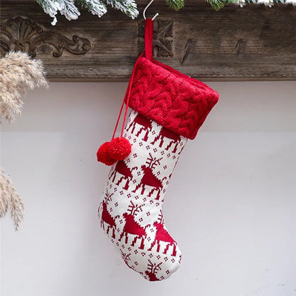 Chaussette De Noël Cheminée