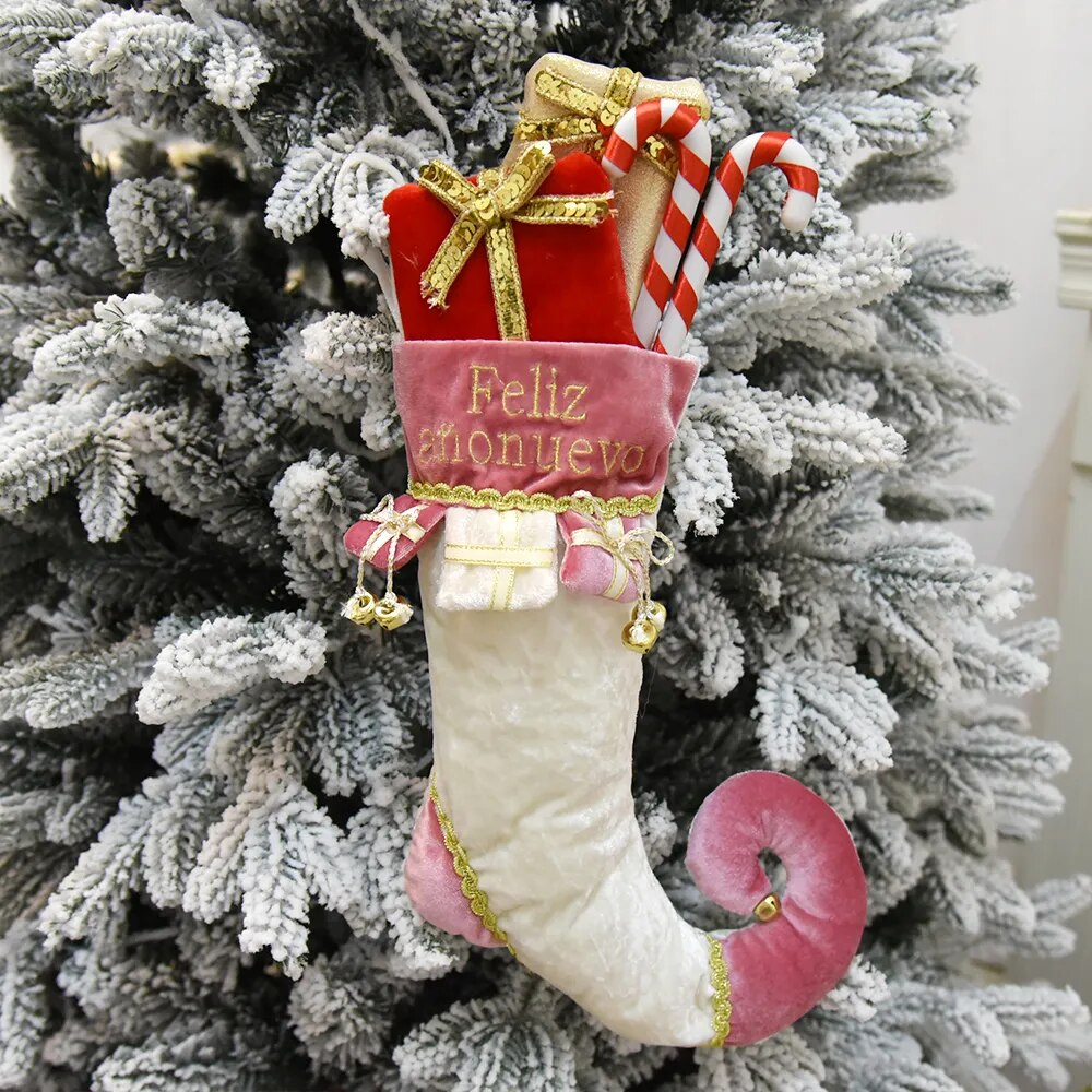 Chaussette De Noël Elfe