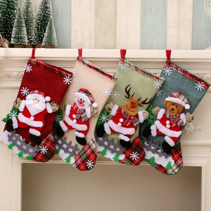 Bas De Noël En Jute