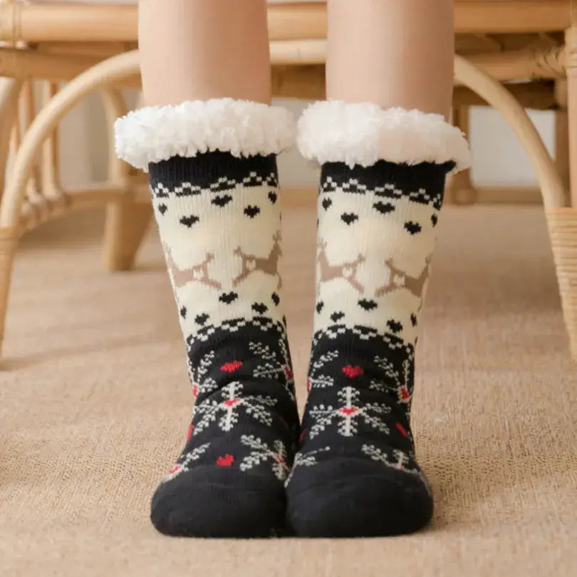 Chaussette De Noël Fourrée