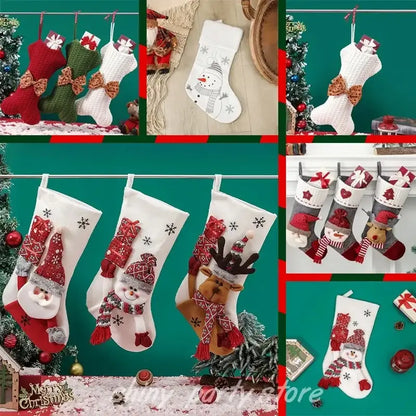 Chaussette De Noël Pendentif Pour Sapin