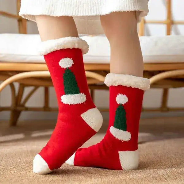 Grosse Chaussette Antidérapante Chaussette de Noël